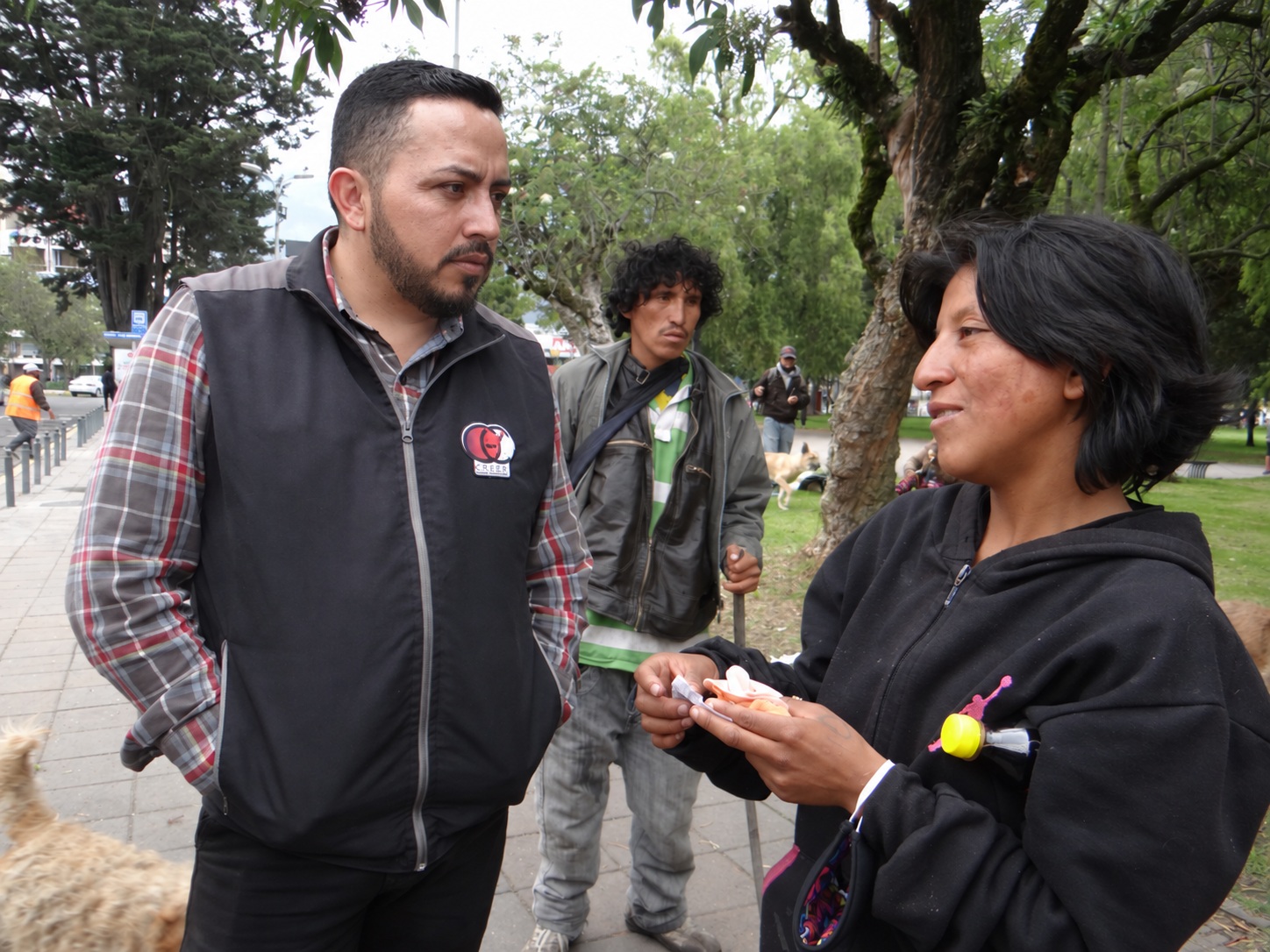 Acompañamiento social de Fundación C.R.E.E.R. en el parque