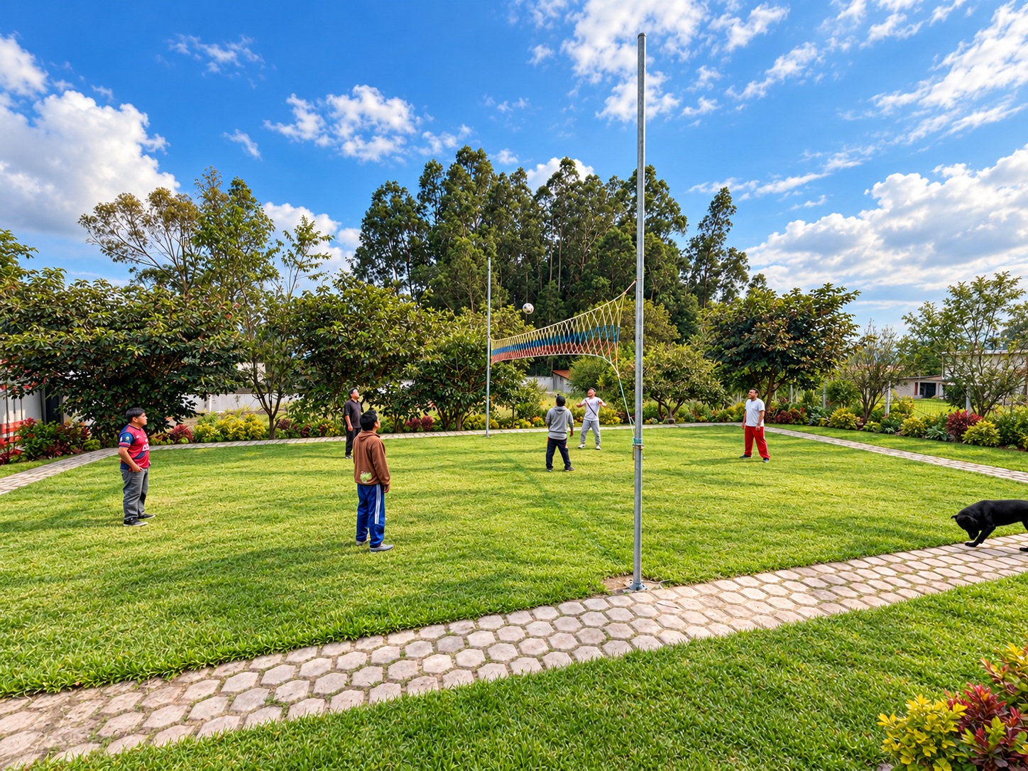 Cancha de vóley de Casa Santiago Girón