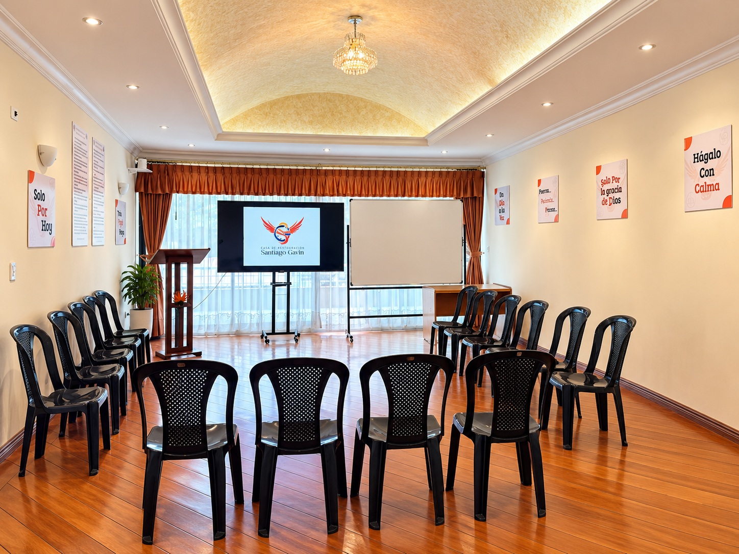 Sala de terapia de Casa Santiago Girón